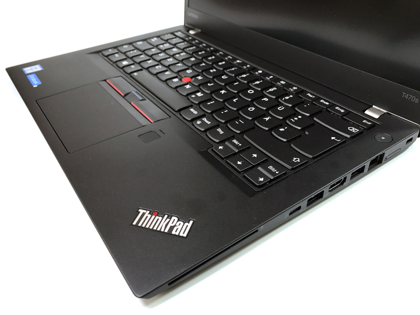 Lenovo ThinkPad T470s  Core i7 6600U / RAM 8GB / SSD 256GB / 14"  FullHD